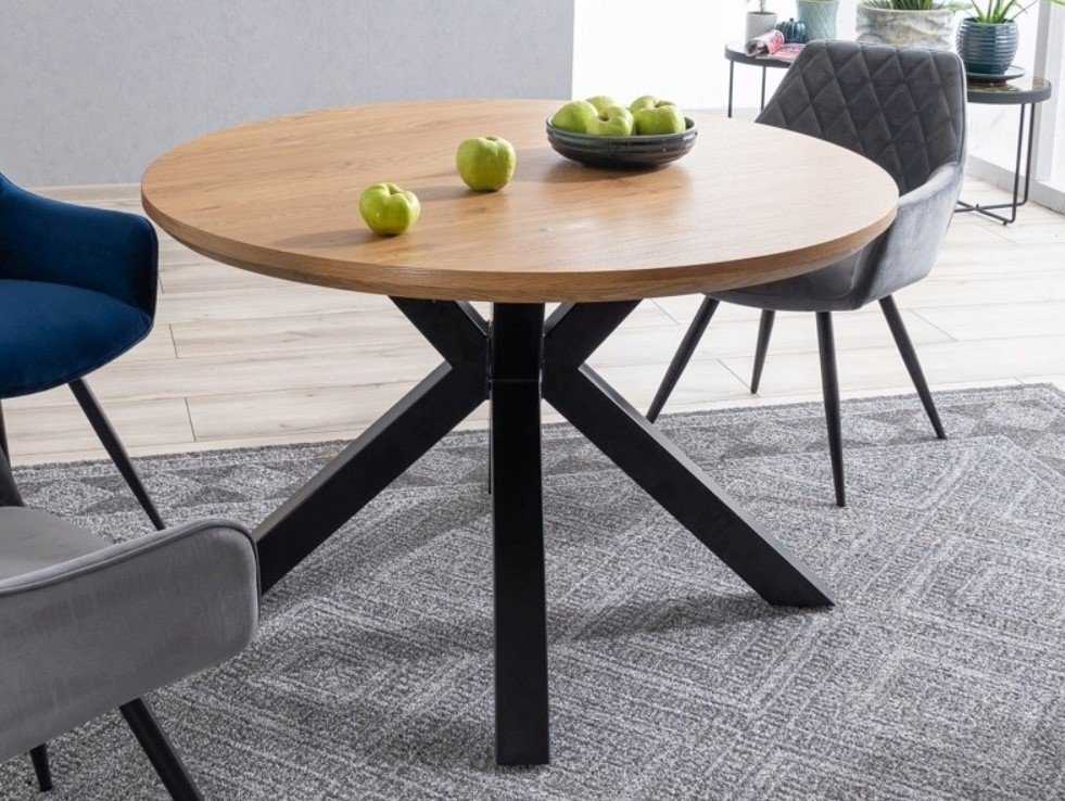Signal Meble Valgomojo stalas RITMO, 120 cm, ąžuolo/juoda