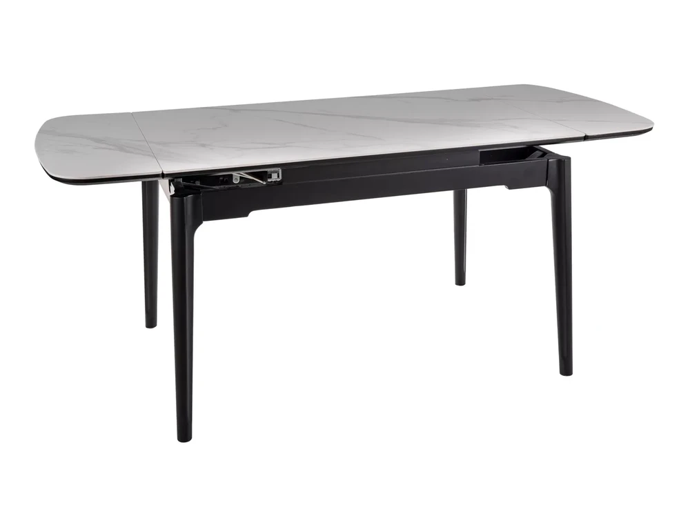 Signal Meble Valgomojo stalas Sento, 120-180 x 80 cm, balta