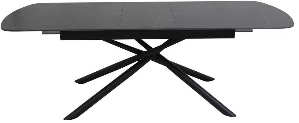 Signal Meble Valgomojo stalas Vector, 160-200 x 90 cm, juoda