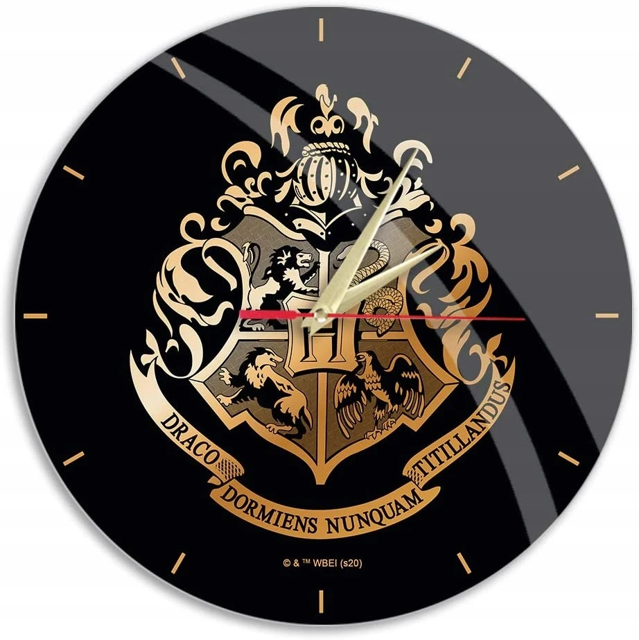 Valle Verde Sieninis laikrodis Z POŁYSKIEM HARRY POTTER 020 HARRY POTTER JUODA