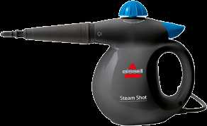 Bissell | Garinis valytuvas | SteamShot | Power 1050 W | Steam pressure 4.5 bar | Vanduo tank capacity 0.36 L | Mėlyna/Titanium