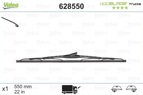 Valytuvas Valeo Optiblade Trucks, 550 mm