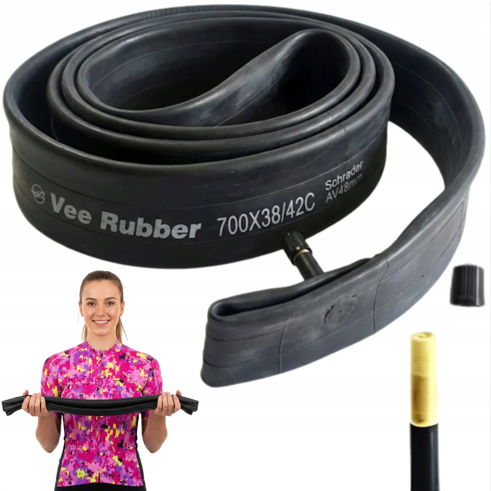 Vamzdis 700x42c Vee Guma AV48mm Schrader Wentyl auto AV 28 42-622 Žvyras