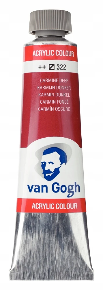 Van Gogh akriliniai dažai 40ml 322 Carmine Deep