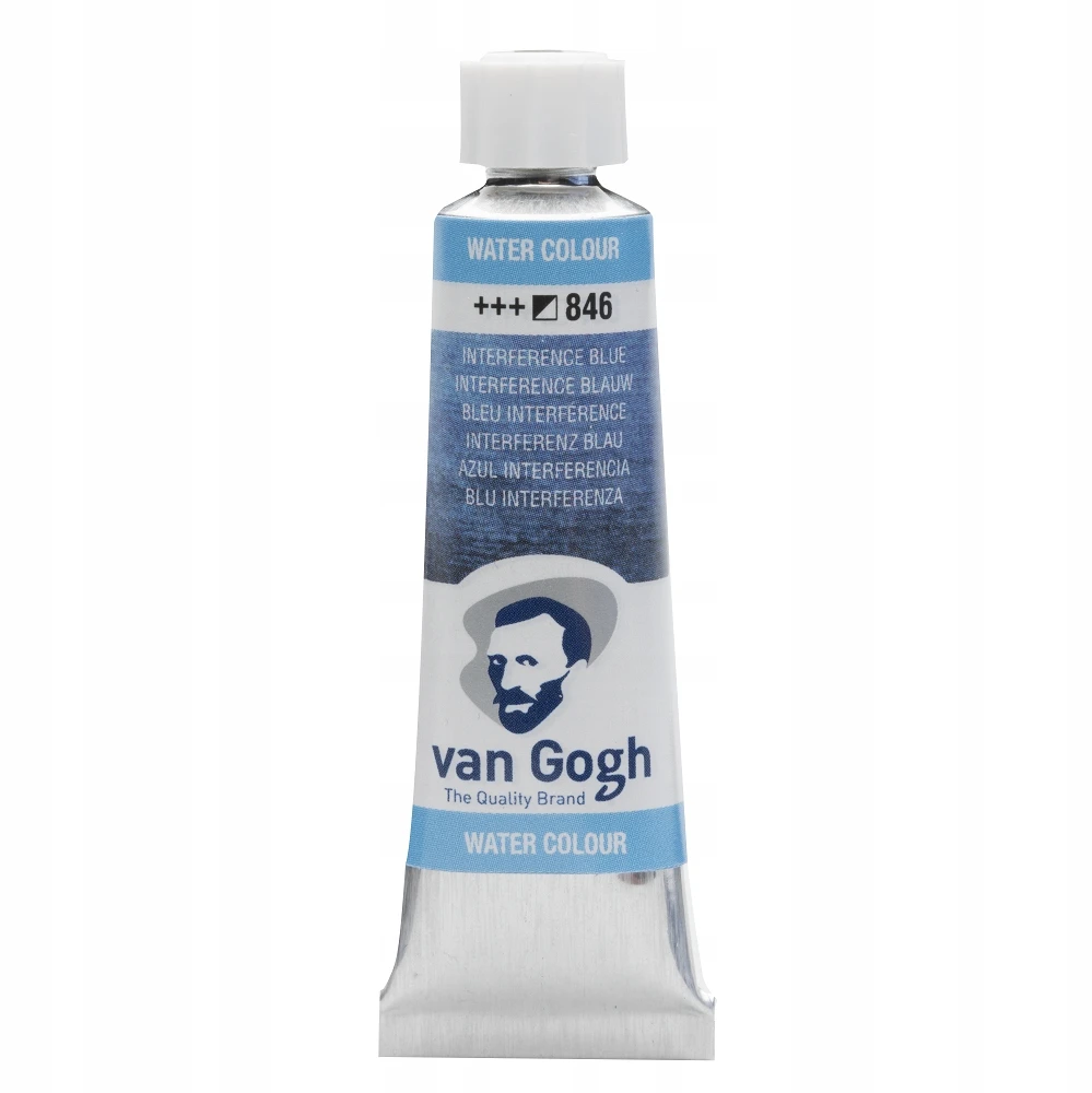 Van Gogh akvareliniai dažai 10ml 846 Interference Mėlyna