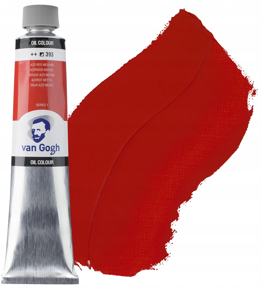 Van Gogh extra-fine aliejus 200ml: AZO S1 vidutinė raudona