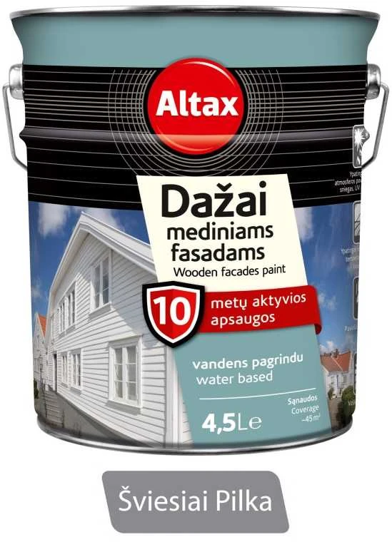 Medienos Dažai ALTAX šviesiai pilka 4,5 L