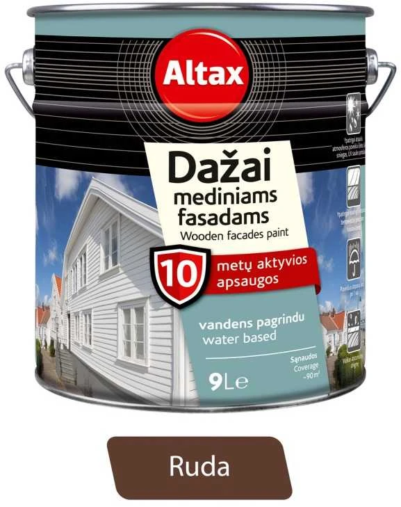 Altax Medienos Dažai 9,0l (Ruda)