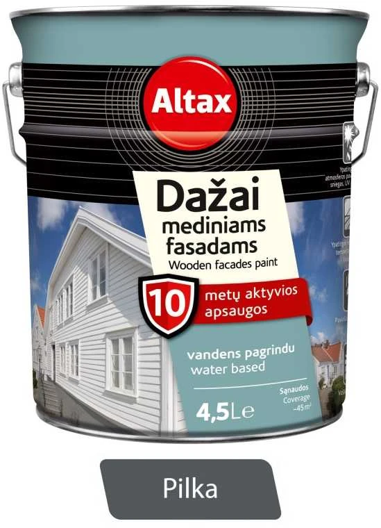 Altax Medienos Dažai 4,5 L (Pilka)