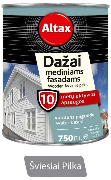 Altax Medienos Dažai 0,75l (Šviesiai pilka)