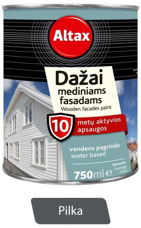 Medienos Dažai ALTAX, pilka, 750 ml