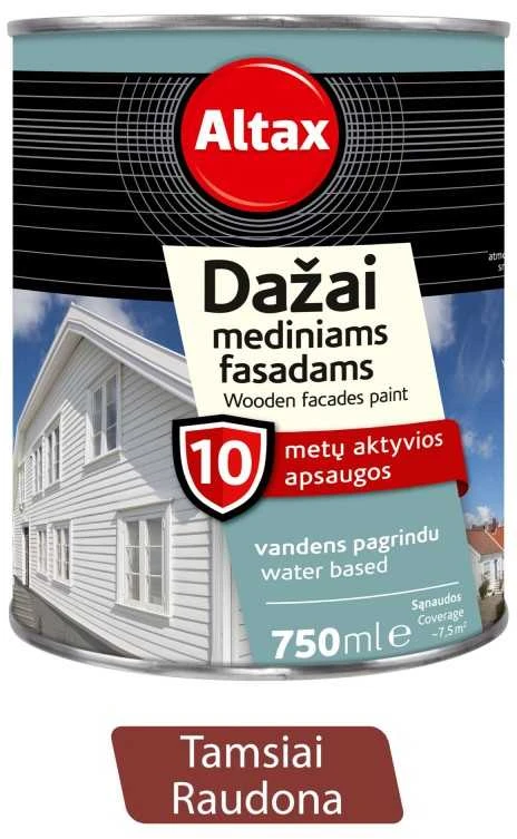 Dažai medžiui Altax tamsiai raudoni 750 ml