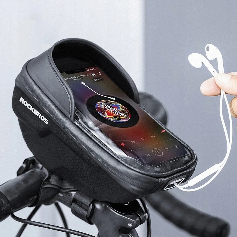 Vandeniui atspari dviračio rankinė su telefono laikikliu Rockbros