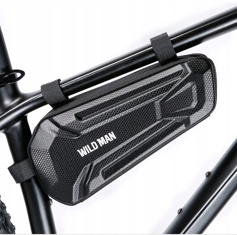 Vandeniui atspari dviračio rėmo krepšys Wildman Xt9, juodas, 3.5l