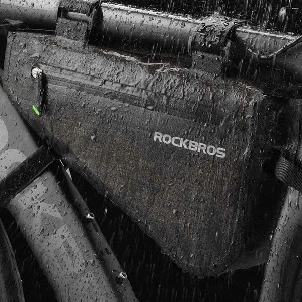 Vandeniui atspari trikampė dviračio rėmo tašė Rockbros As-017 5l