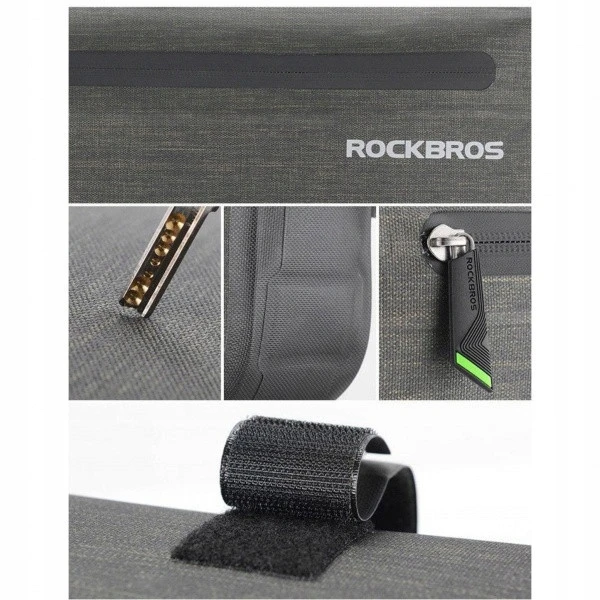 Vandeniui atspari trikampė dviračio rėmo tašė Rockbros As-017 5l