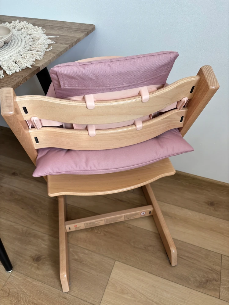 Vandeniui atsparios pagalvėlės Stokke Tripp Trapp 2in1, purvinos rožinės spalvos