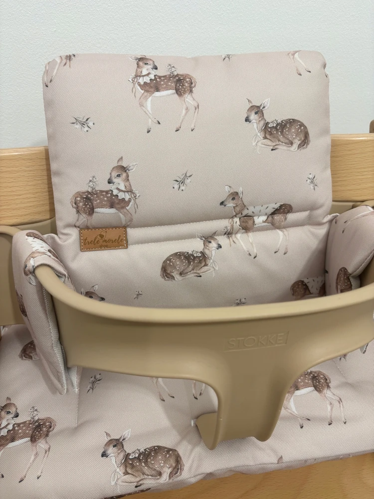 Vandeniui atsparios pagalvėlės Stokke Tripp Trapp 2in1 bambi elniams