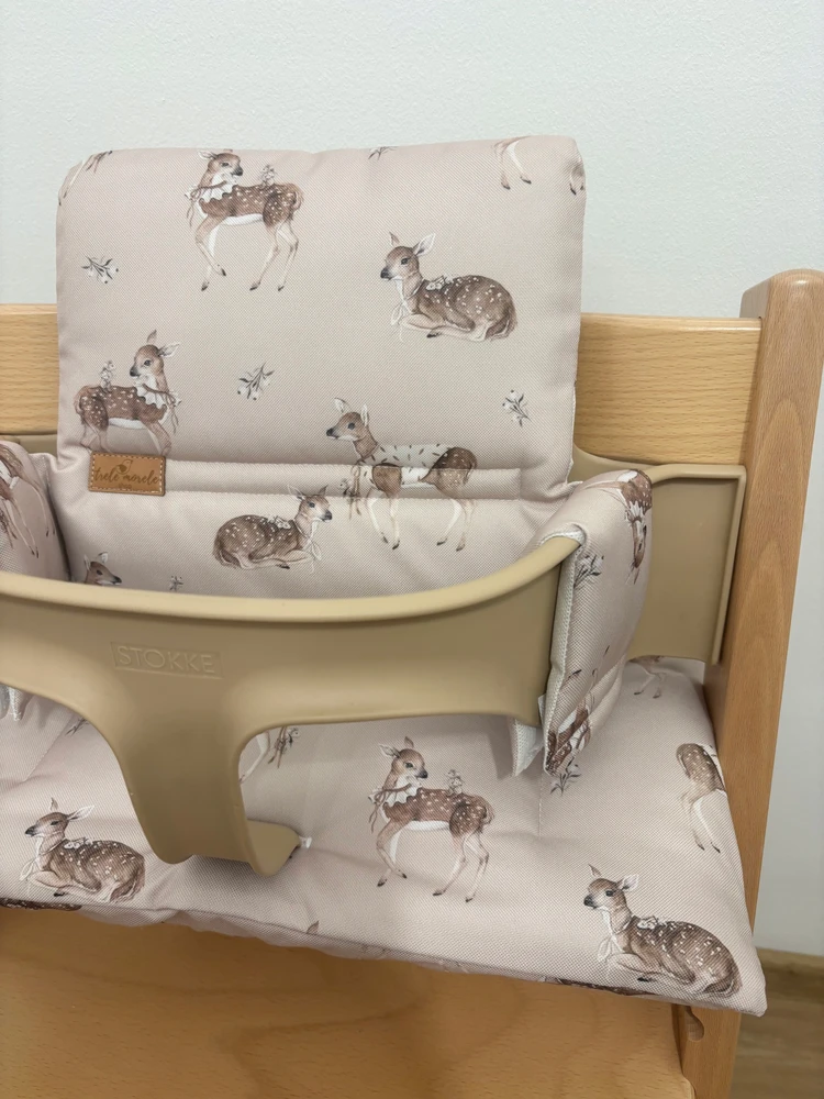 Vandeniui atsparios pagalvėlės Stokke Tripp Trapp 2in1 bambi elniams