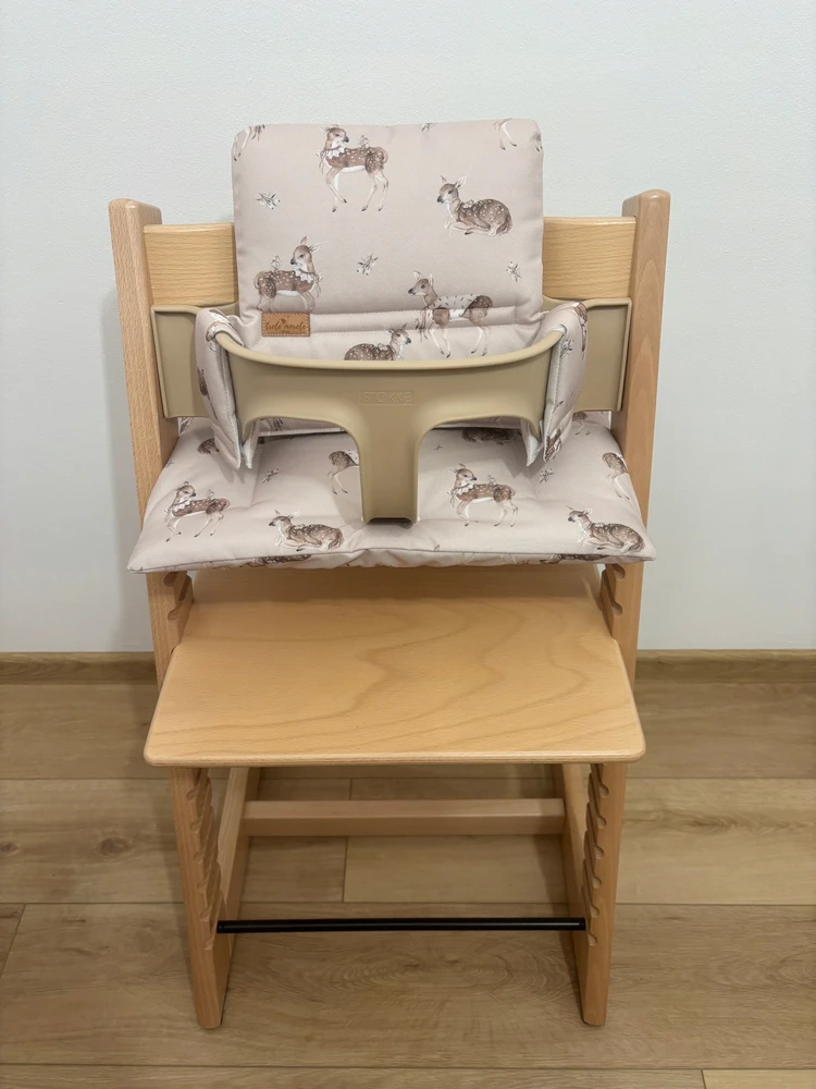 Vandeniui atsparios pagalvėlės Stokke Tripp Trapp 2in1 bambi elniams