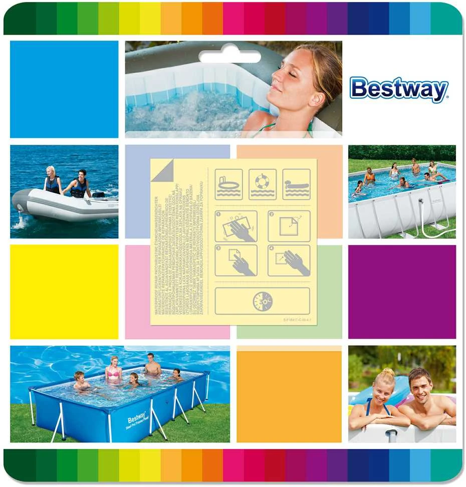 Bestway vandeniui atsparus remonto rinkinys Patches 62091