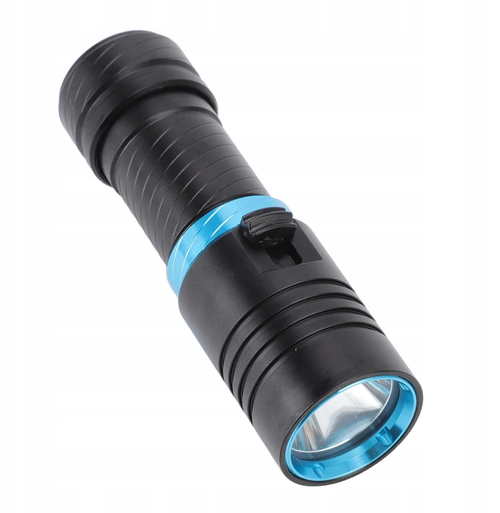 Vandeniui atsparus LED žibintuvėlis, skirtas nardyti galingiems nardytojams IPX8 5000LM