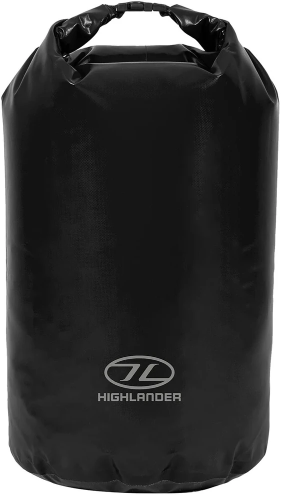 Sausmaišis Highlander Tri Laminate PVC Drybag Large - Juoda