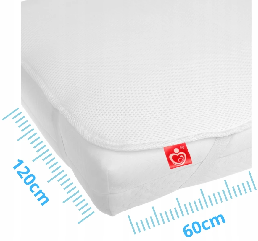 VANDENIUI ATSPIRUS ČIUŽINIO APSAUGOS 120X60 Kvėpuojantis 3D AIR BABYMAM
