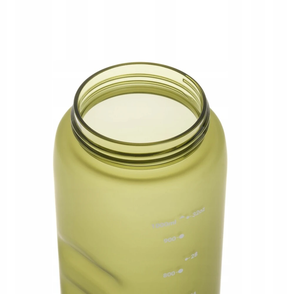 Vandens butelis be BPA ION8 Recyclon 1 l - Khaki Žalias