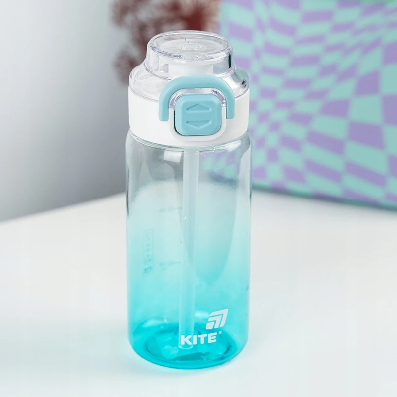 Vandens butelis Kite 500ml, mokyklai, sportui, violetinis