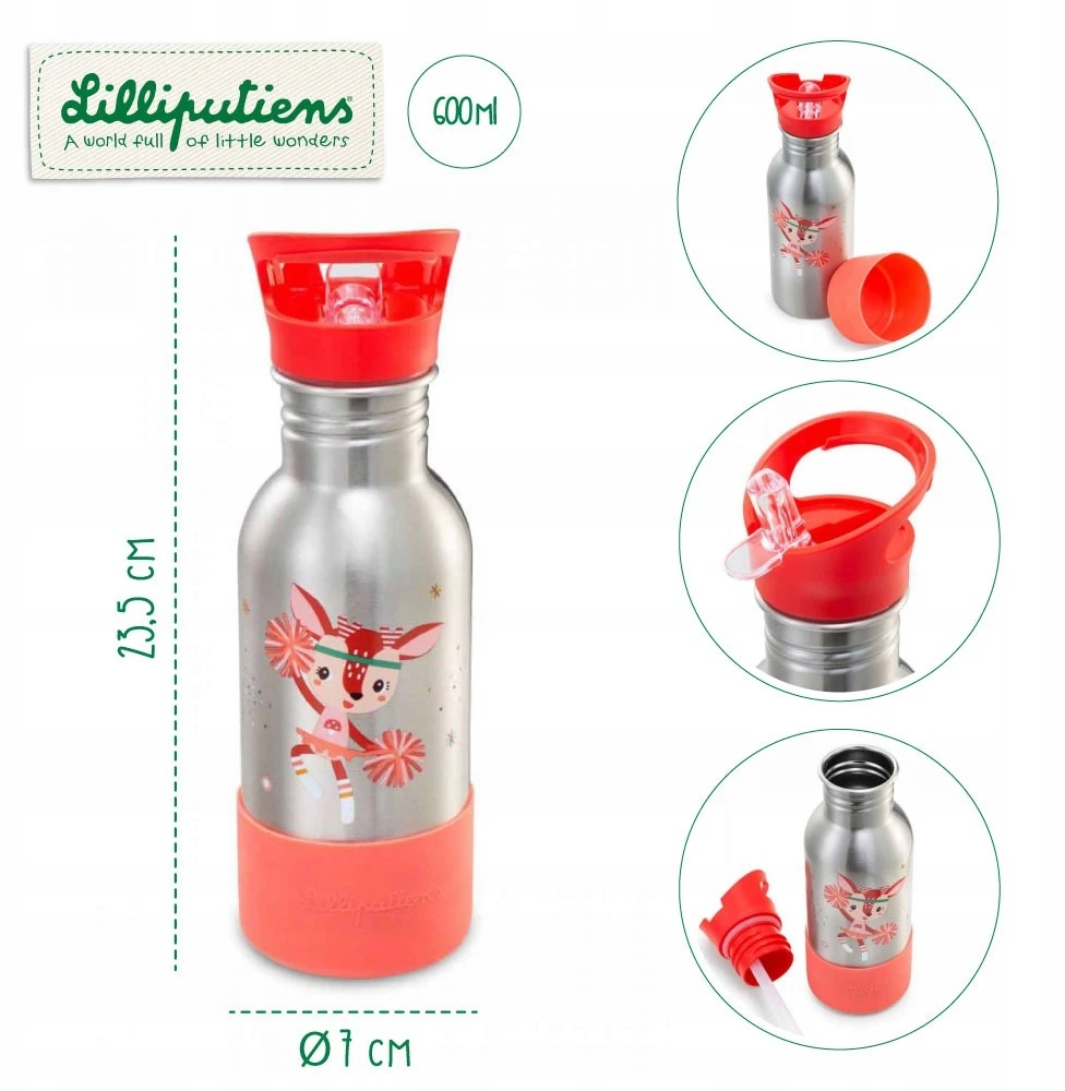 Vandens butelis Lilliputiens, 600ml
