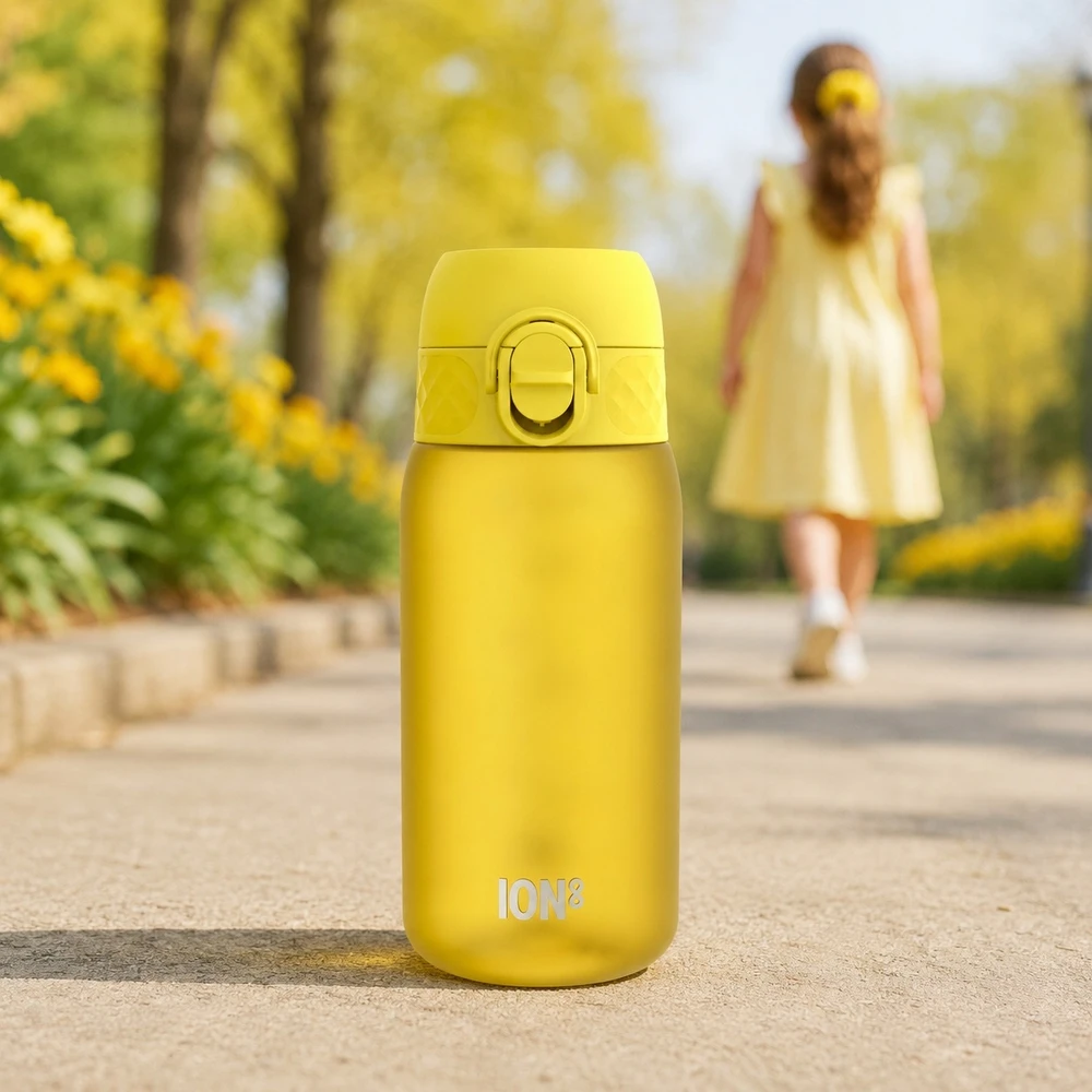 Gertuvė Vandens buteliukas, ION8, geltonas, 350 ml