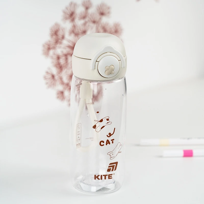 Vandens buteliukas "kite" 480 ml, smėlio spalvos