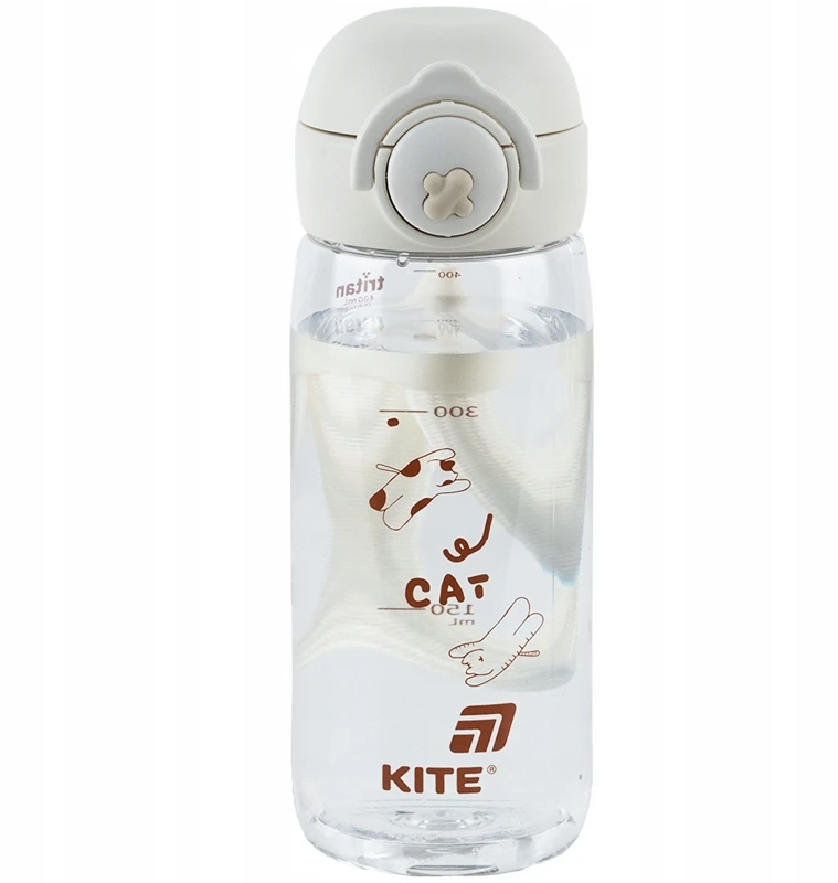 Vandens buteliukas "kite" 480 ml, smėlio spalvos