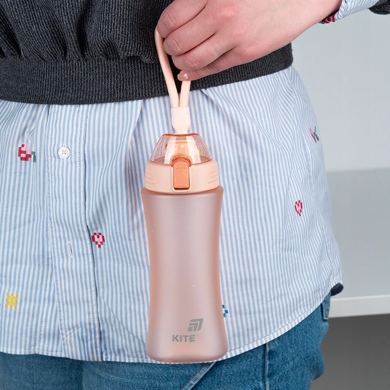 Vandens buteliukas Kite 500ml, rožinis, mokyklai ir sportui