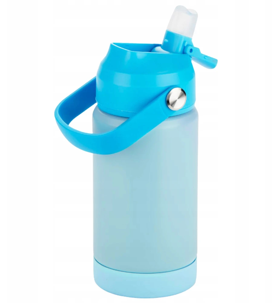 Vandens buteliukas vaikams mokyklai, darželiui, graviruotas pavadinimas, šviesa, BPA Free, 350 ml