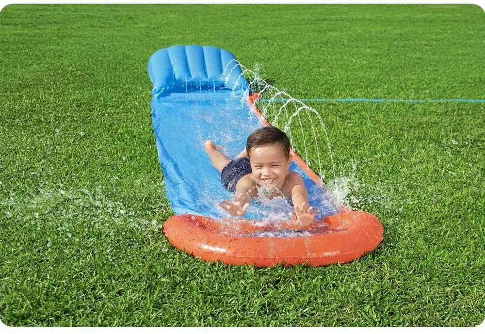Bestway vienvietė vandens čiuožykla 4,88 m H20 GO! Cunamis 52477