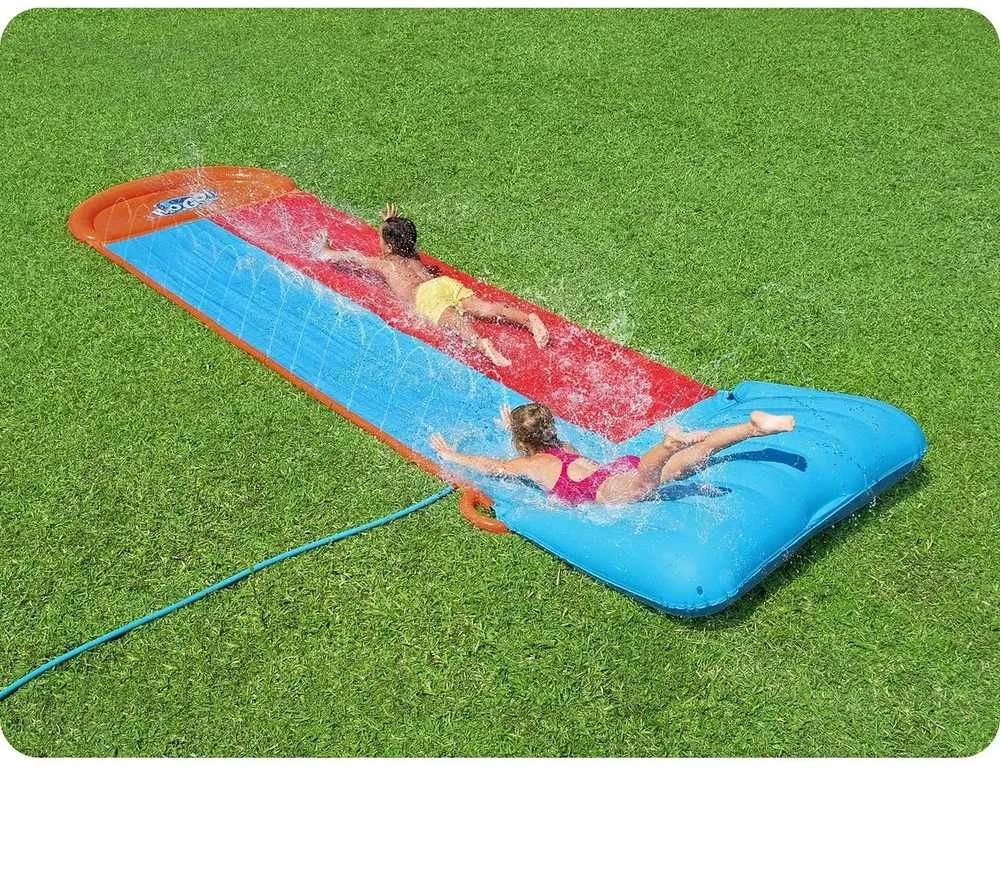 Bestway H2OGO Tsunami Splash Ramp Dviguba vandens čiuožykla