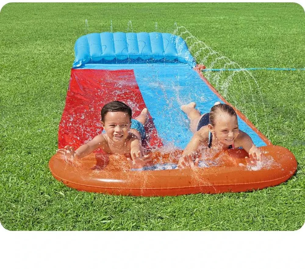 Bestway H2OGO Tsunami Splash Ramp Dviguba vandens čiuožykla