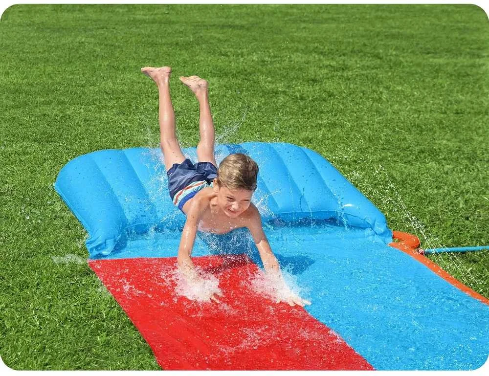 Bestway H2OGO Tsunami Splash Ramp Dviguba vandens čiuožykla