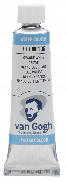 Vandens dažai Van Gogh 10ml, dramblio kaulo juodi