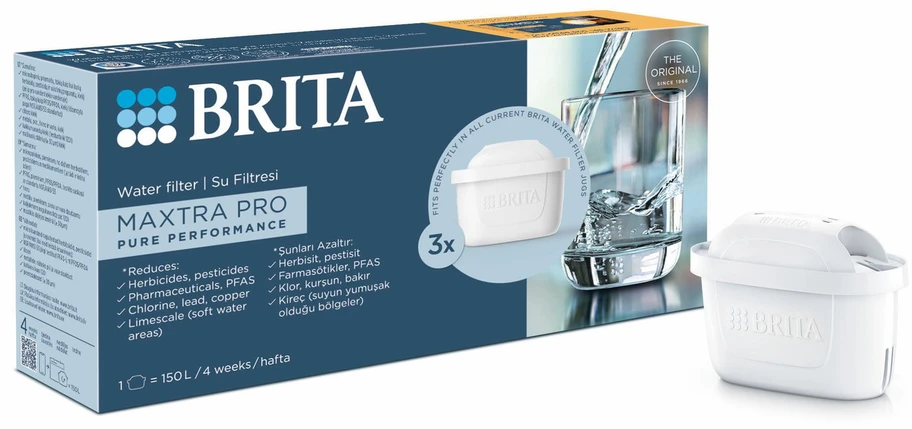 BRITA vandens filtravimo ąsotis „Marella“ grafito spalvos + 3 kasetės