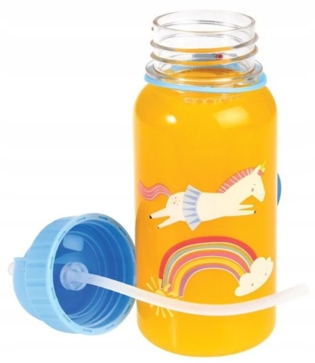 Vandens gertuvė vaikams su šiaudeliu Rex London Magical Unicorn, 500 ml