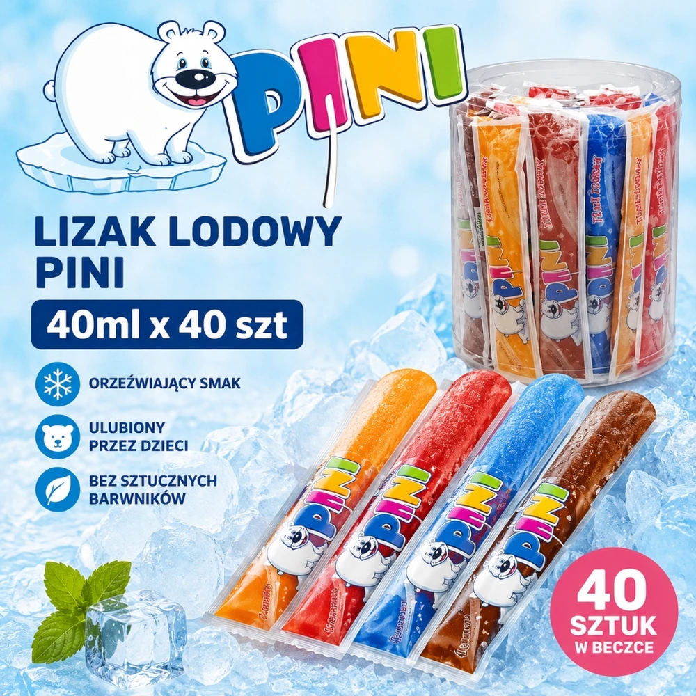 AKORD Vandens ledo ledo ledinukai skonių mišinys Pini Barrel užšaldymui 40ml x 80vnt