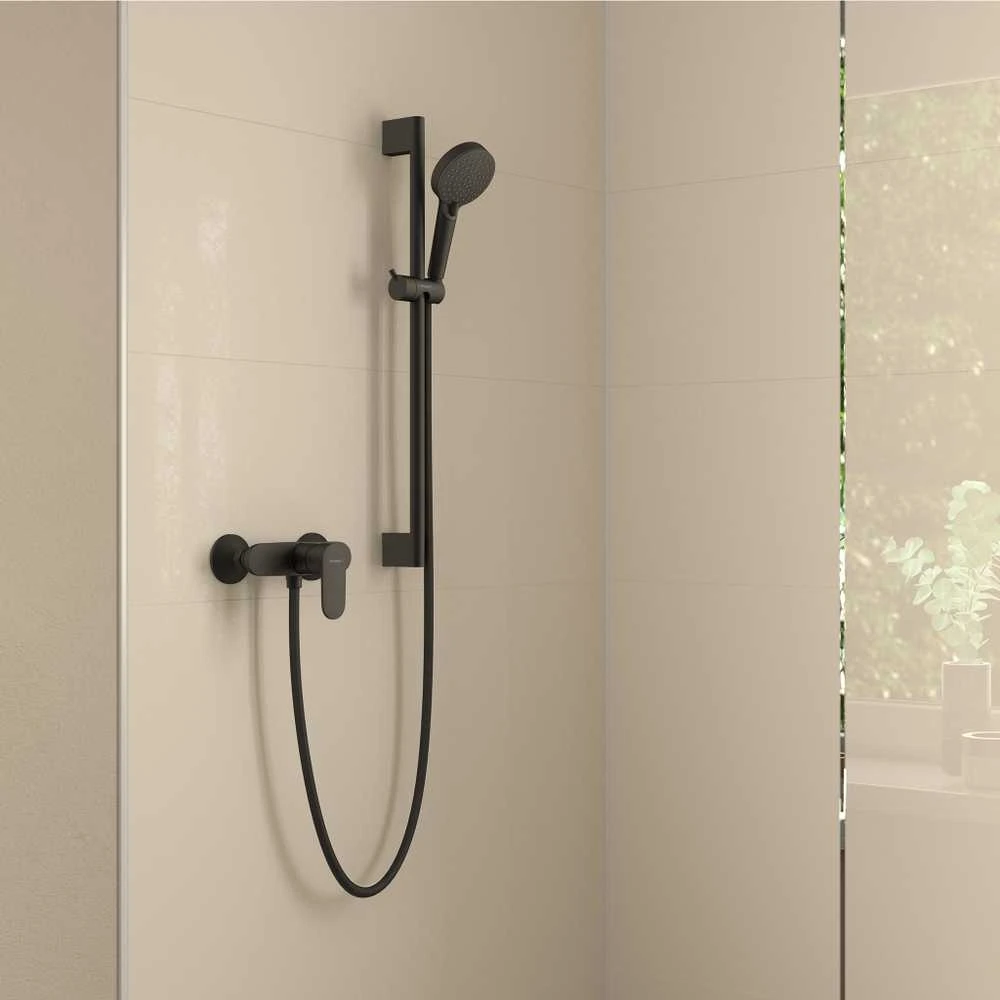 Dušo maišytuvas Hansgrohe Vernis Blend, 71640670, juodas matinis