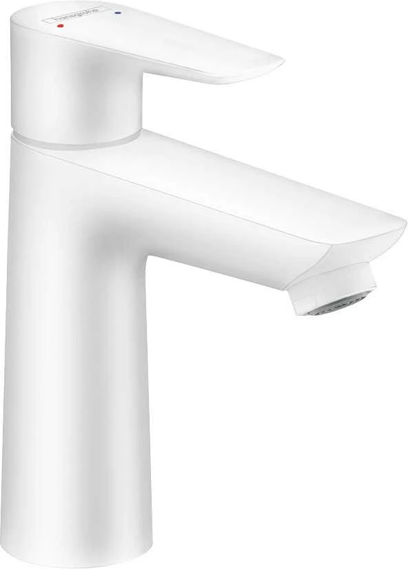 Vandens maišytuvas vonios k. praustuvei Talis E110 Hansgrohe matinis/baltas