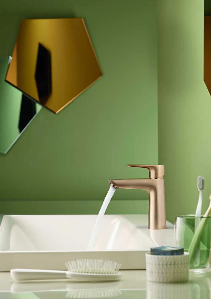 Praustuvo maišytuvas Hansgrohe Talis E 110 71710140, bronzos