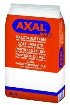 Druska Axal Pro vandens minkštinimo filtrams, 25 kg