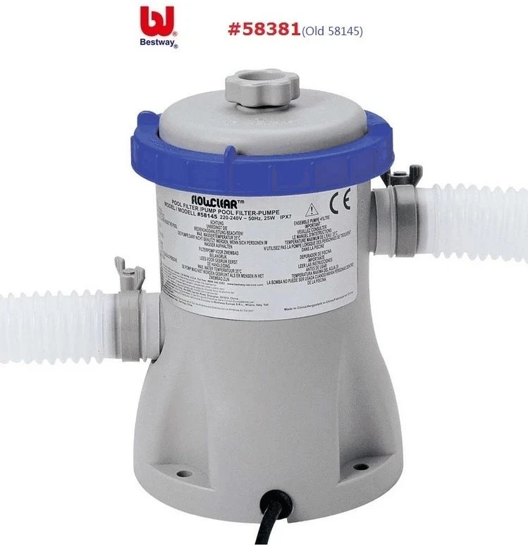 Bestway Siurblys su filtru FLOWCLEAR, 1,249 ltr/val ,58381