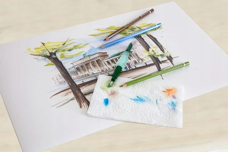 Vandens teptukas Faber-Castell